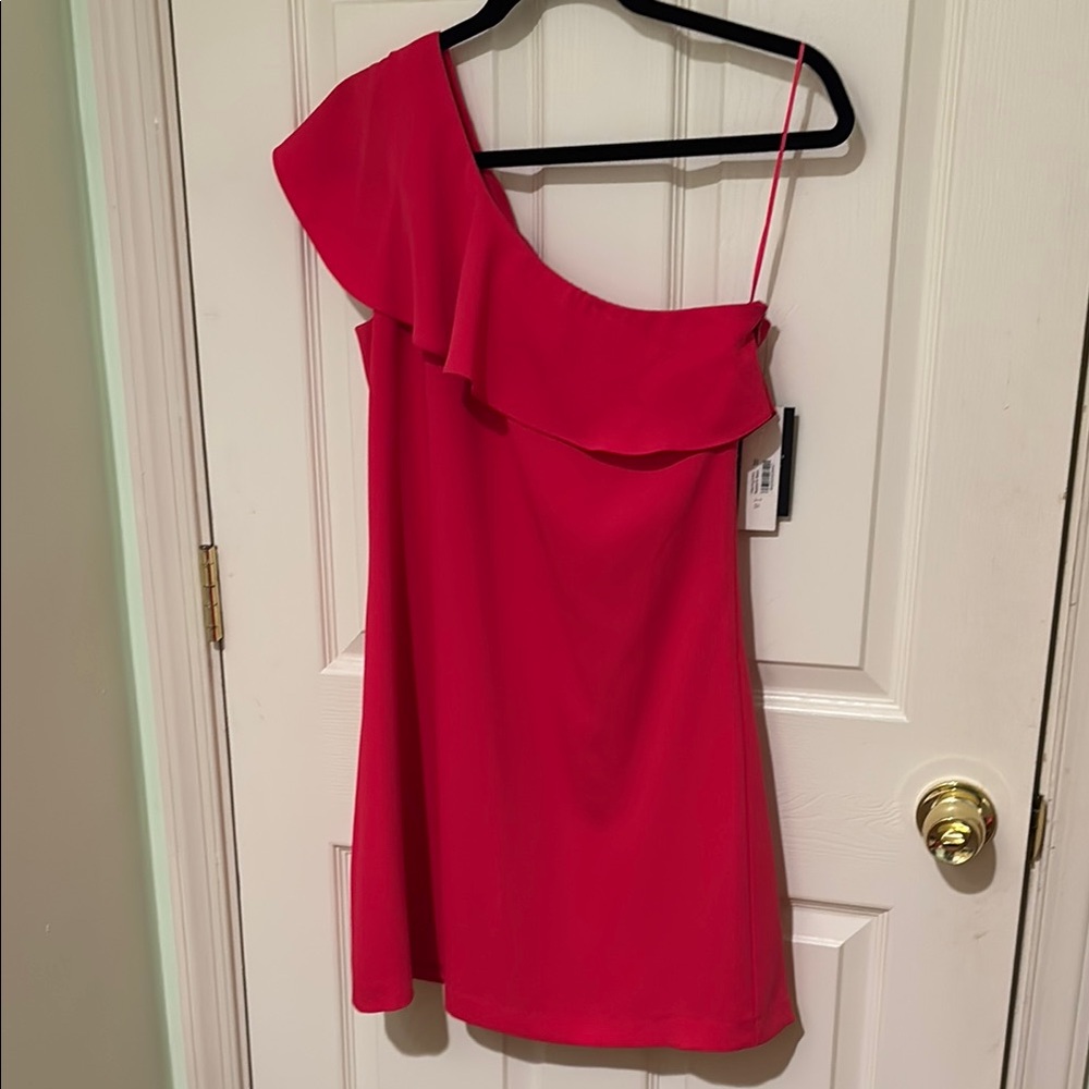 Cooper & Ella / Bloomingdale’s | One Shoulder Magenta Cocktail Dress - Size M